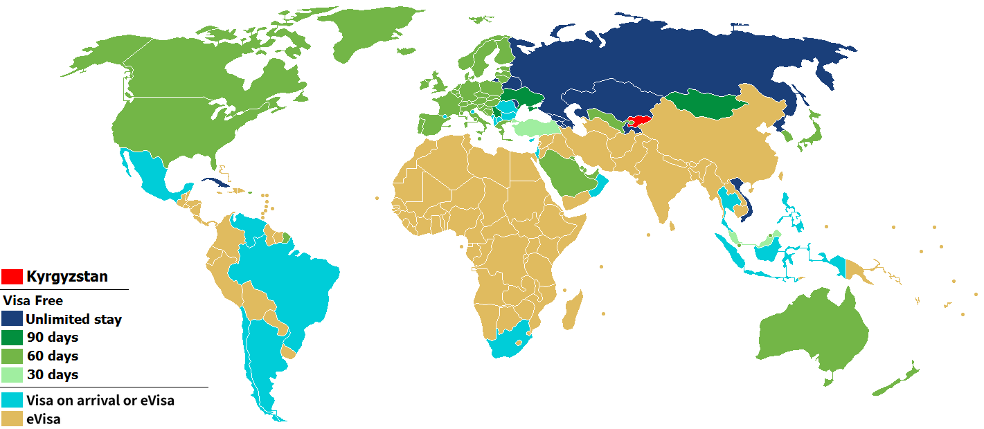 Визовый режим со средней азией. Безвизовые страны для Киргизии. Безвизовый режим с Кыргызстаном. Безвизовый режим у киргизов. Безвизовый режим для граждан Киргизии.